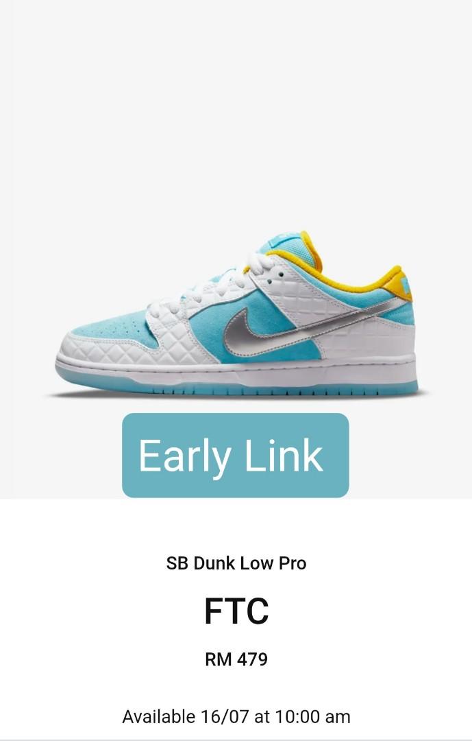 sb dunks low pro ftc