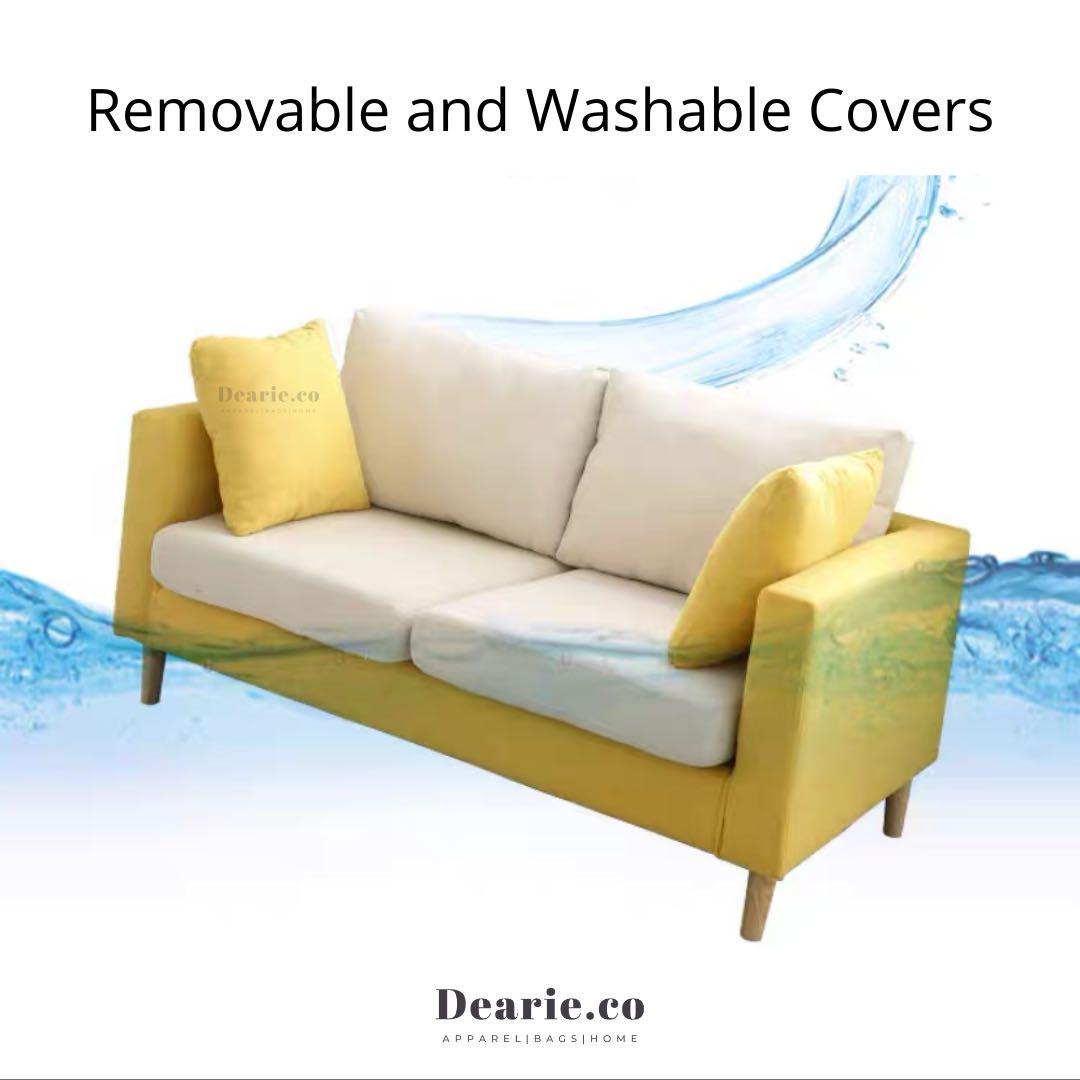 Nordic Brand New Fabric Sofa Washable Removable covers family set 3