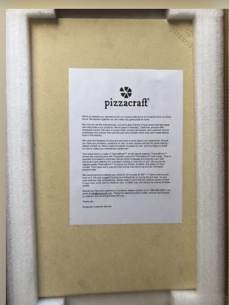 Pizza stone by Pizzacraft (Category: Bakeware) located in San Mateo. Submitted by abrilgavin (Listing ID 1098918538, Image 1). Description: Bought in the US Best pizza stone Quality.
