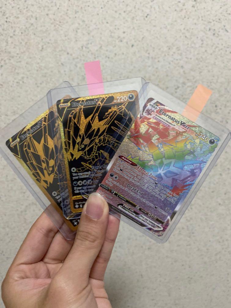 Pokemon TCG Gold Eternatus V SV121/122 & Rainbow Eternatus VMAX 192/189 Set, Hobbies & Toys, Toys & Games on Carousell Pokemon TCG Gold Eternatus V SV121/122 & Rainbow Eternatus VMAX 192/189 Set, Hobbies & Toys, Toys & Games on Carousell