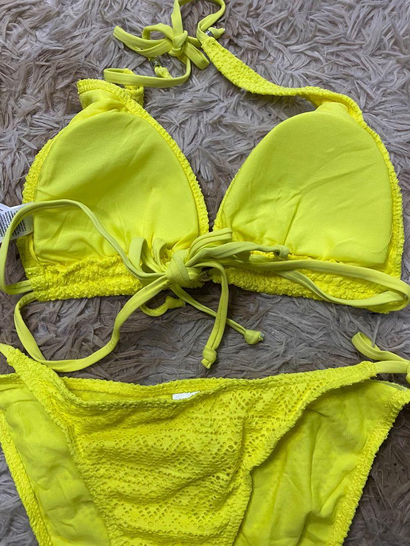Primark Yellow Two Piece Bikini Women s Fashion Swimwear