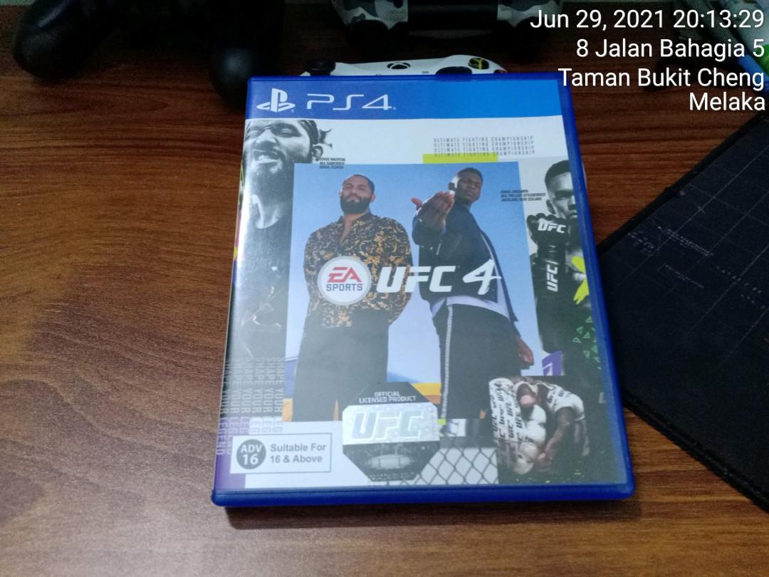 ps4 game ufc4, Video Gaming, Video Games on Carousell