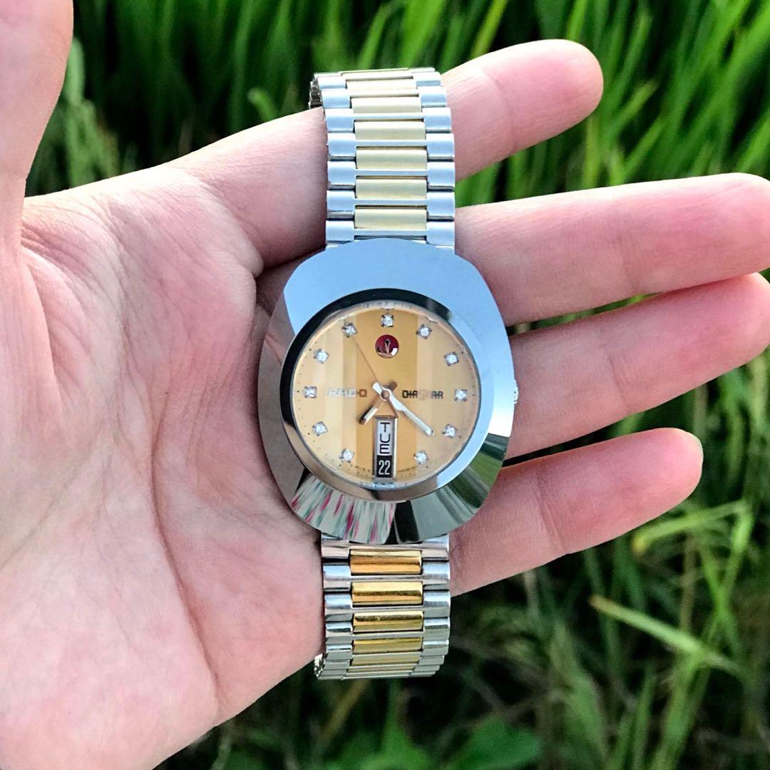 Rado DiaStar Two tone Mens 35mm and Ladies 27mm Luxury Watches