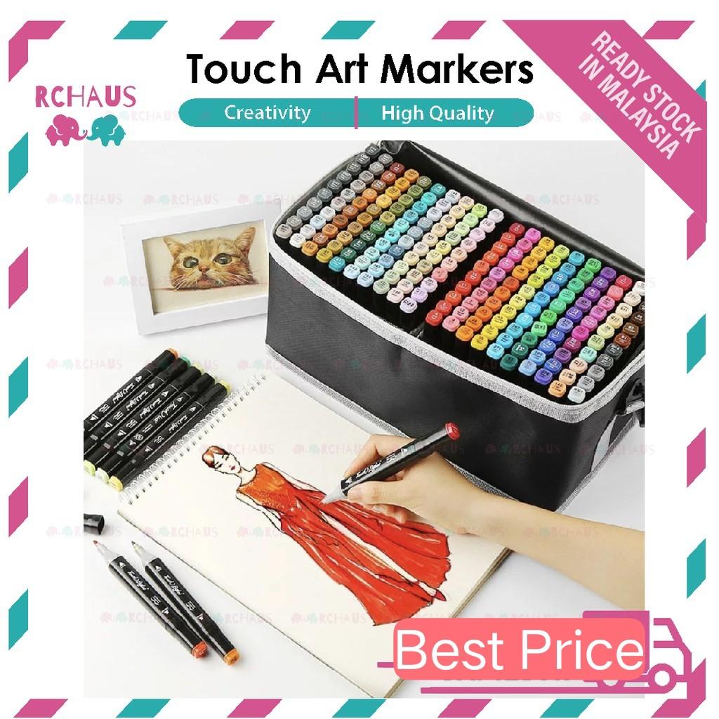 TOUCHFIVE Markers Pen Set 30/40/60/80/168 Color Animation Sketch