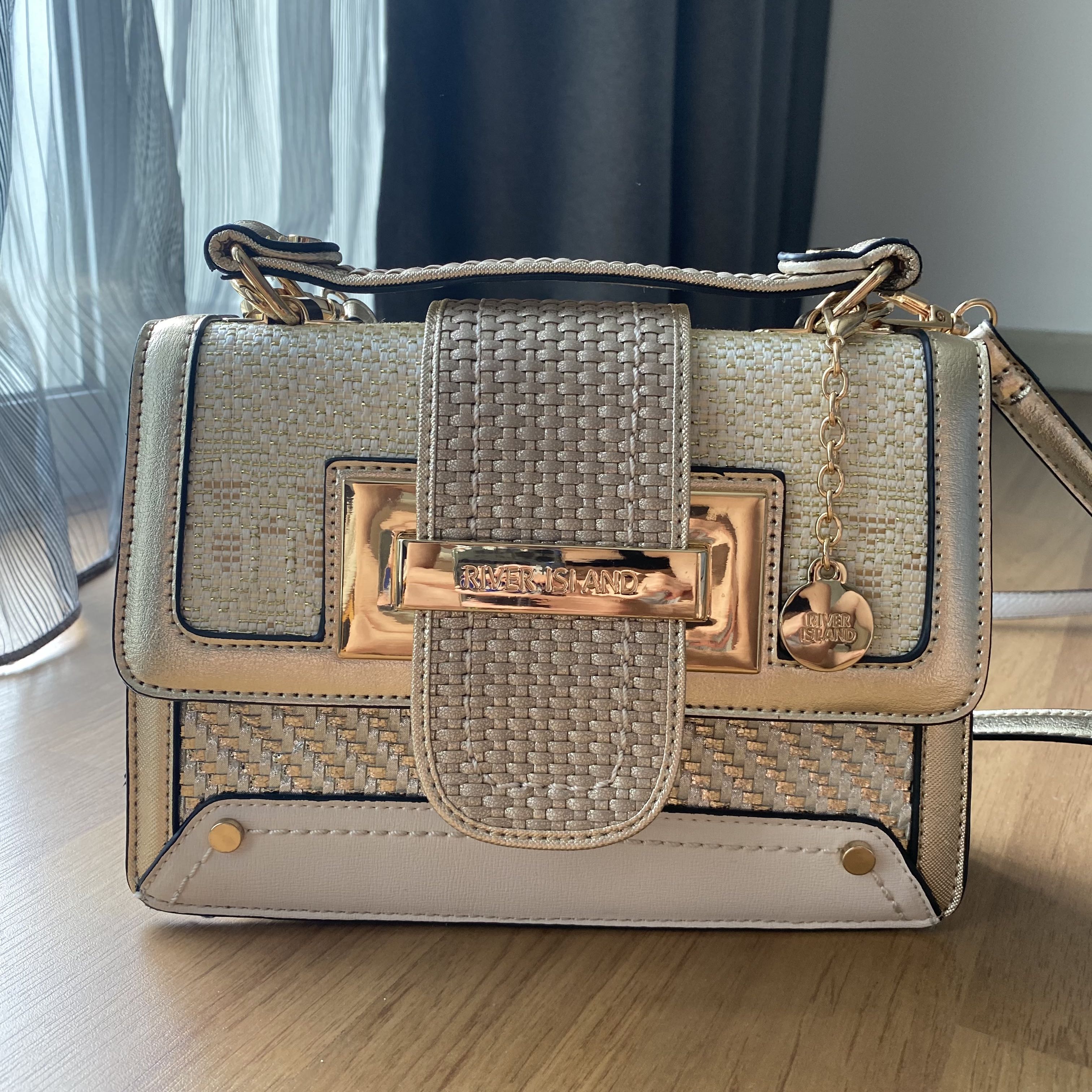 Rose gold bag river online island