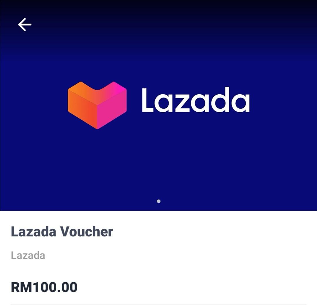 Rm100 Lazada Gift Voucher Gift Card Tickets Vouchers Gift Cards Vouchers On Carousell