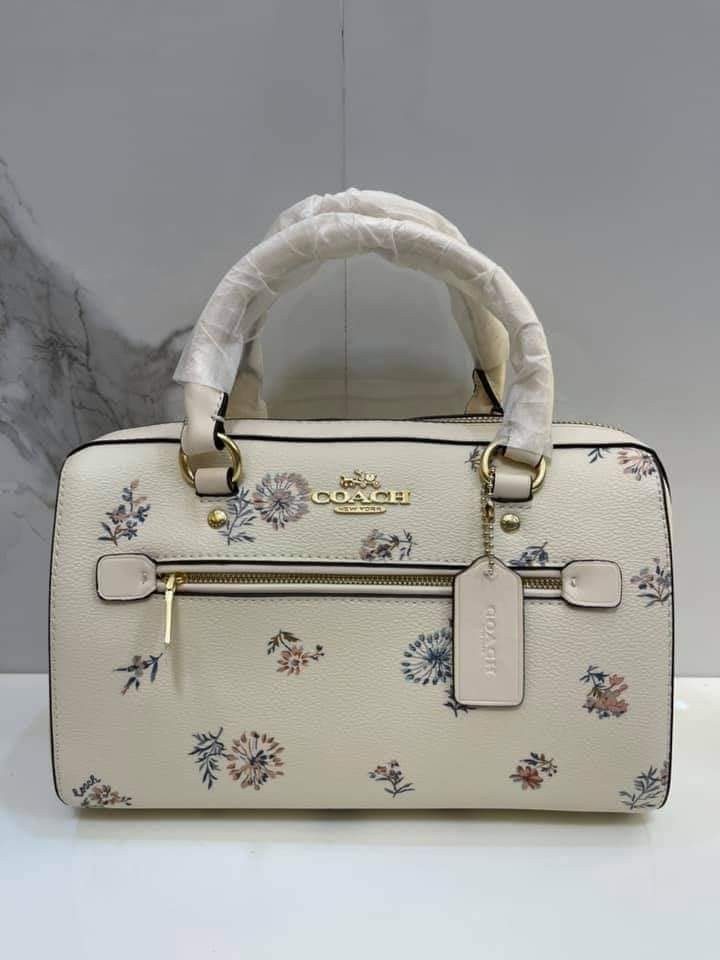 Coach Mini Rowan Satchel Dandelion Bag - gudangshopaholic