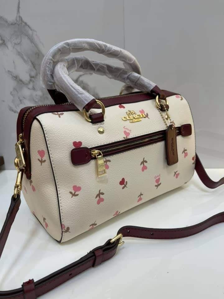 Rowan satchel with heart floral print deals