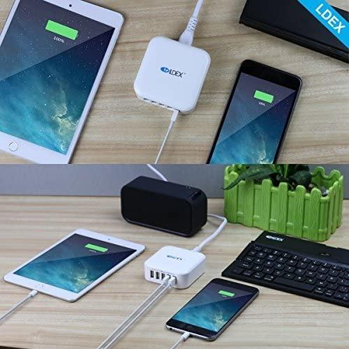 Sale Ldex New Release USB Multi Charger, 40W 5 Port USB Desktop