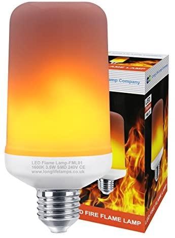 sale led flicker effect fire flame light bulb e27 simulated 3 mode mood furniture home living lighting fans lighting on carousell