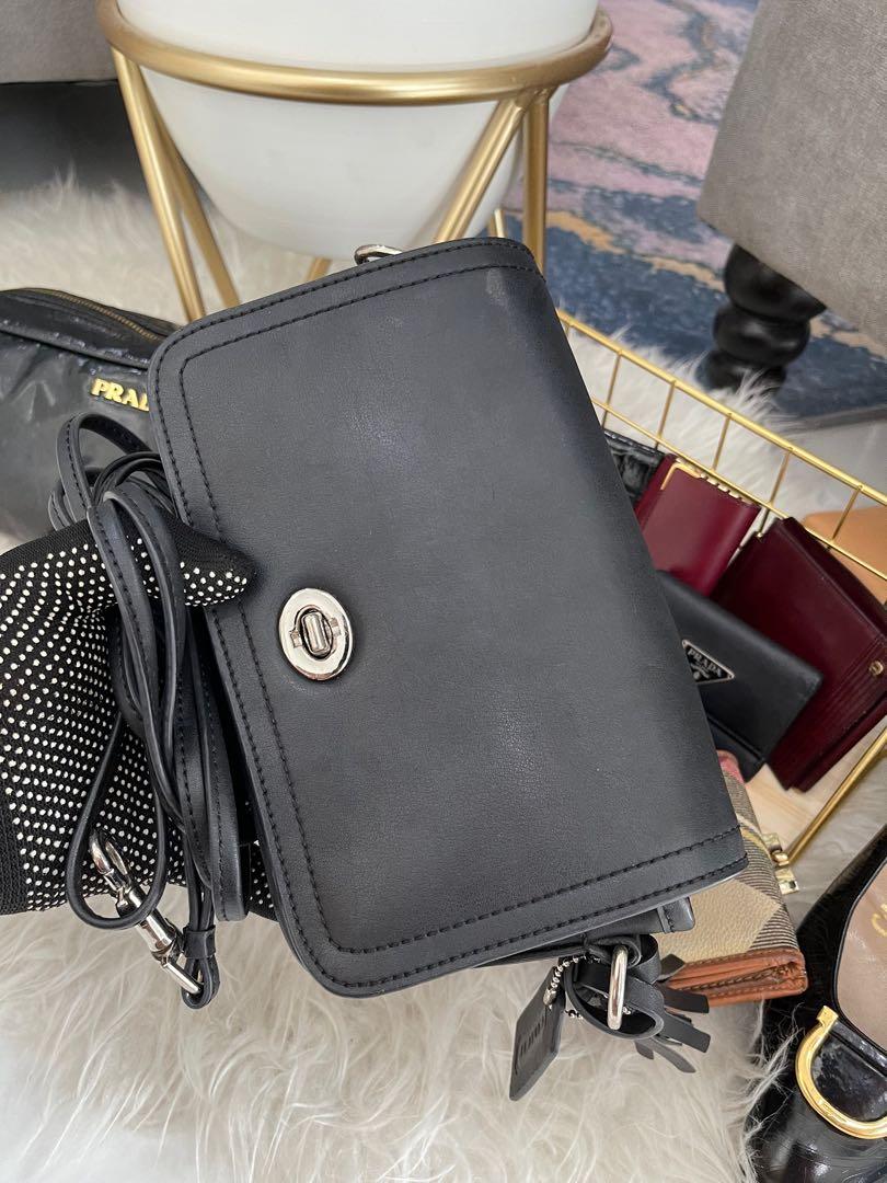 SALE SALE Authentic COACH Dinky 89 Reissue Black Genuine Leather C body Bag Luxury Bags Wallets on Carousell