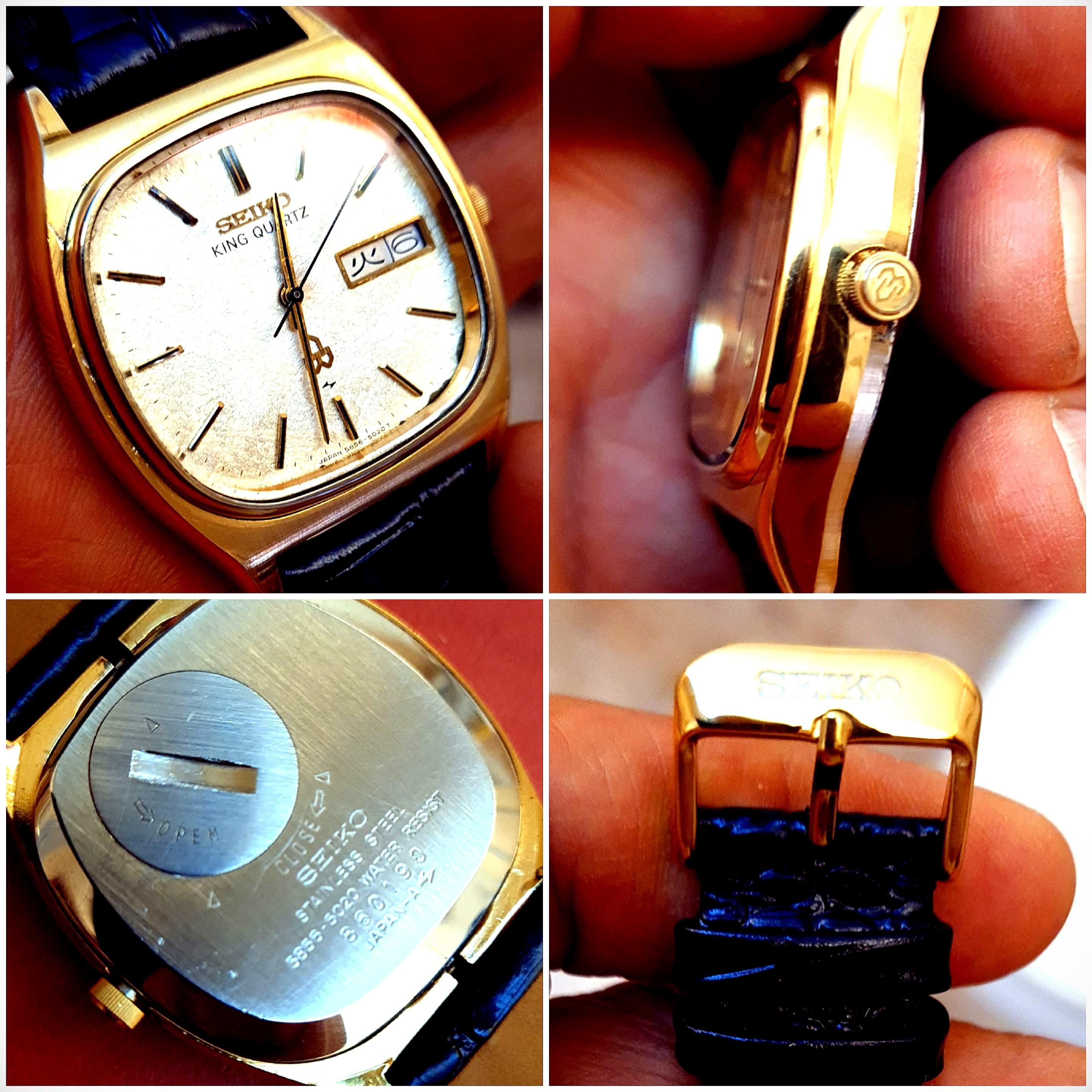 Seiko King Quartz SAKURA 5856 5020 Made in Japan A Hidden Treasure of the 70s A Highly Accurate Timekeeper