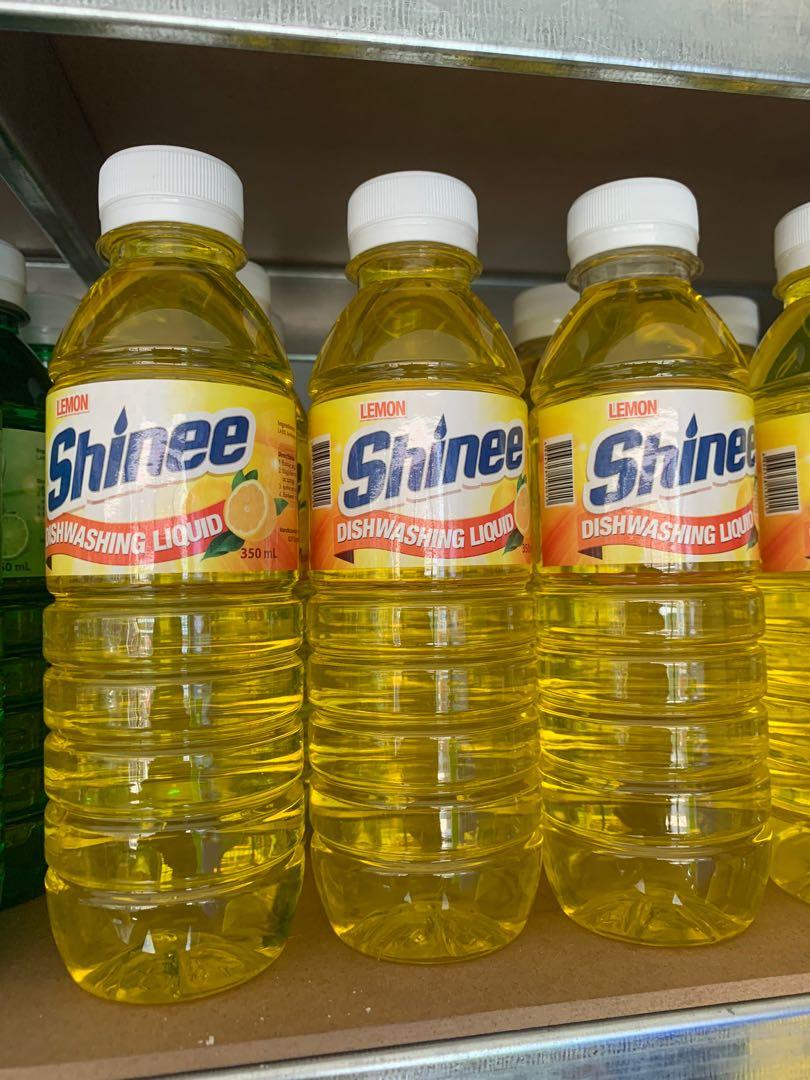 SHINEE DISHWASHING LIQUID (Category: Cleaning Tools & Supplies) located in Manila. Submitted by blanzingmax (Listing ID 1098918934, Image 1). Description: 350 ml -php.18 1liter - Php. 35.