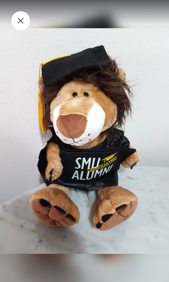 SMU Graduation Bear, Hobbies & Toys, Toys & Games on Carousell
