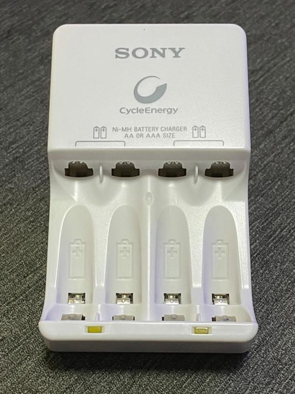 SONY CycleEnergy Ni-MH AA/AAA Battery Charger BCG-34HH, Mobile Phones &  Gadgets, Mobile & Gadget Accessories, Power Banks & Chargers on Carousell