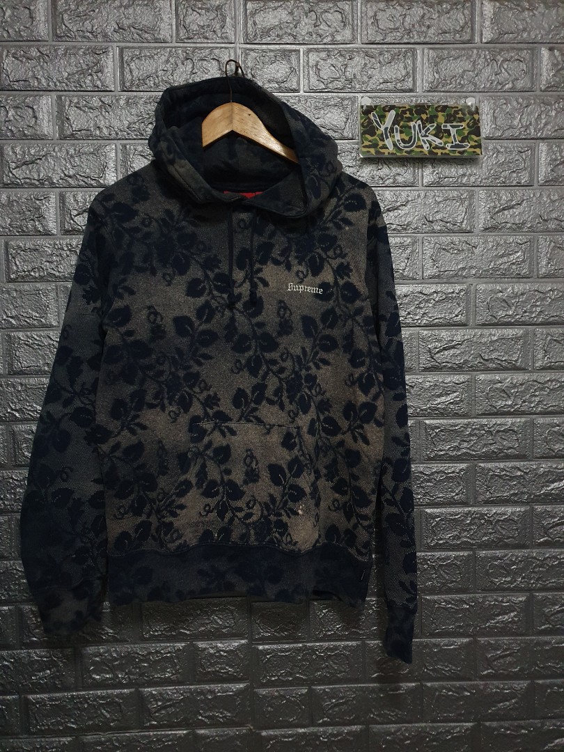 SUPREME BLEACHED LACE HOODIE, Men's Fashion, Coats, Jackets and