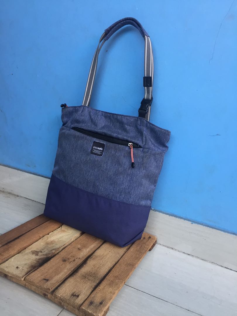 Tote Bag Pacsafe Original , Fesyen 