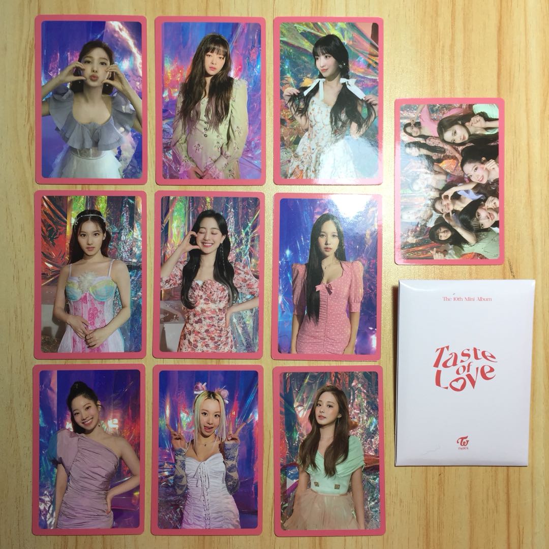 Twice Taste Of Love Pob Set Hobbies Toys Memorabilia Collectibles K Wave On Carousell