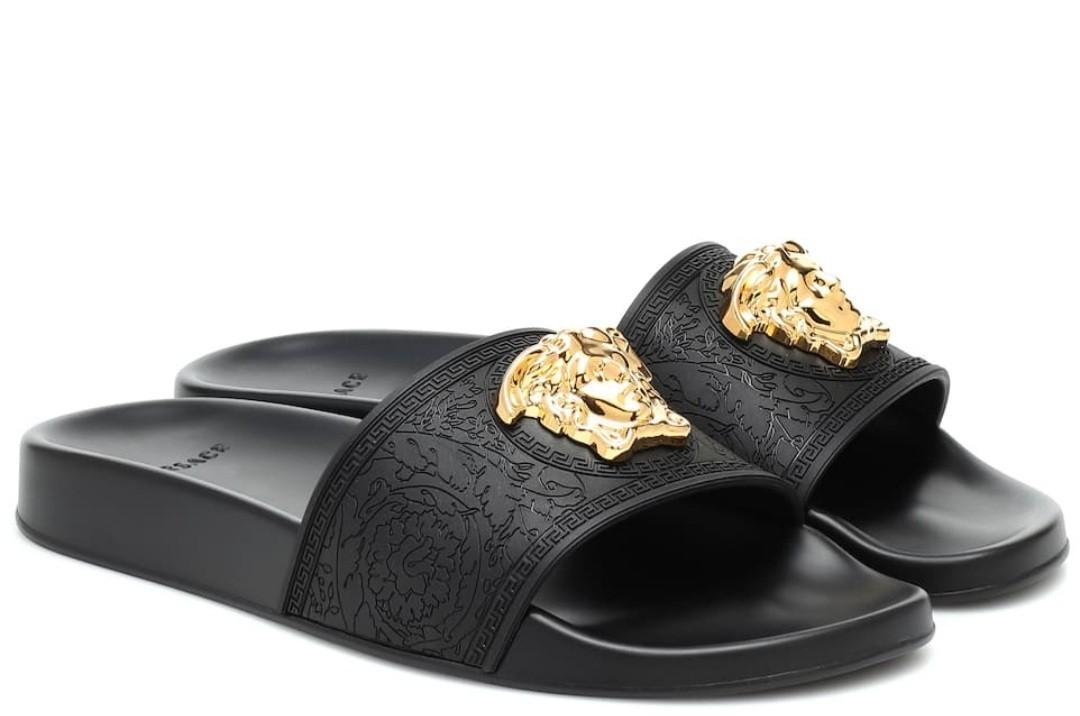 Versace Medusa Head Slides Women s Fashion Footwear Flipflops and Slides on Carousell