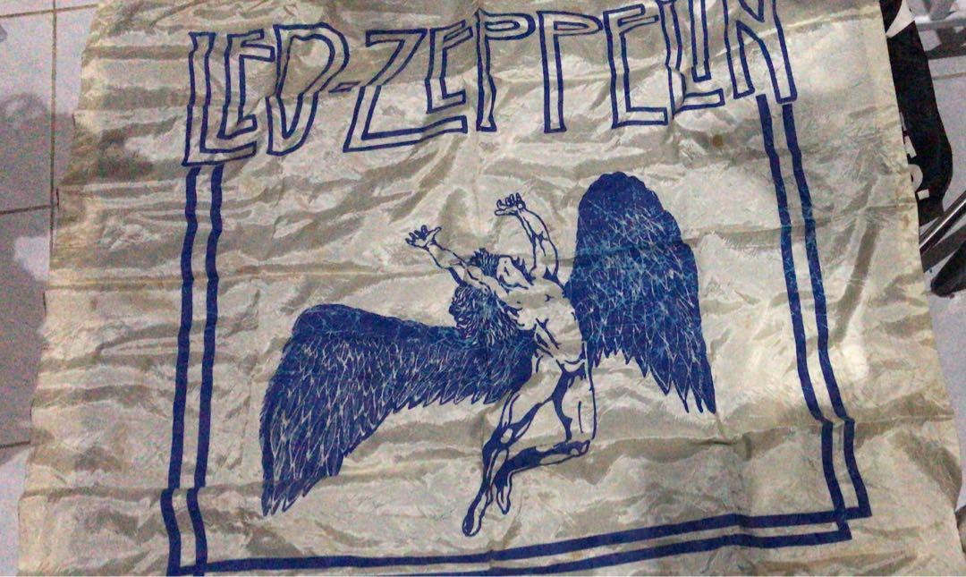 Vintage Led Zeppelin Flag, Everything Else, Others on Carousell
