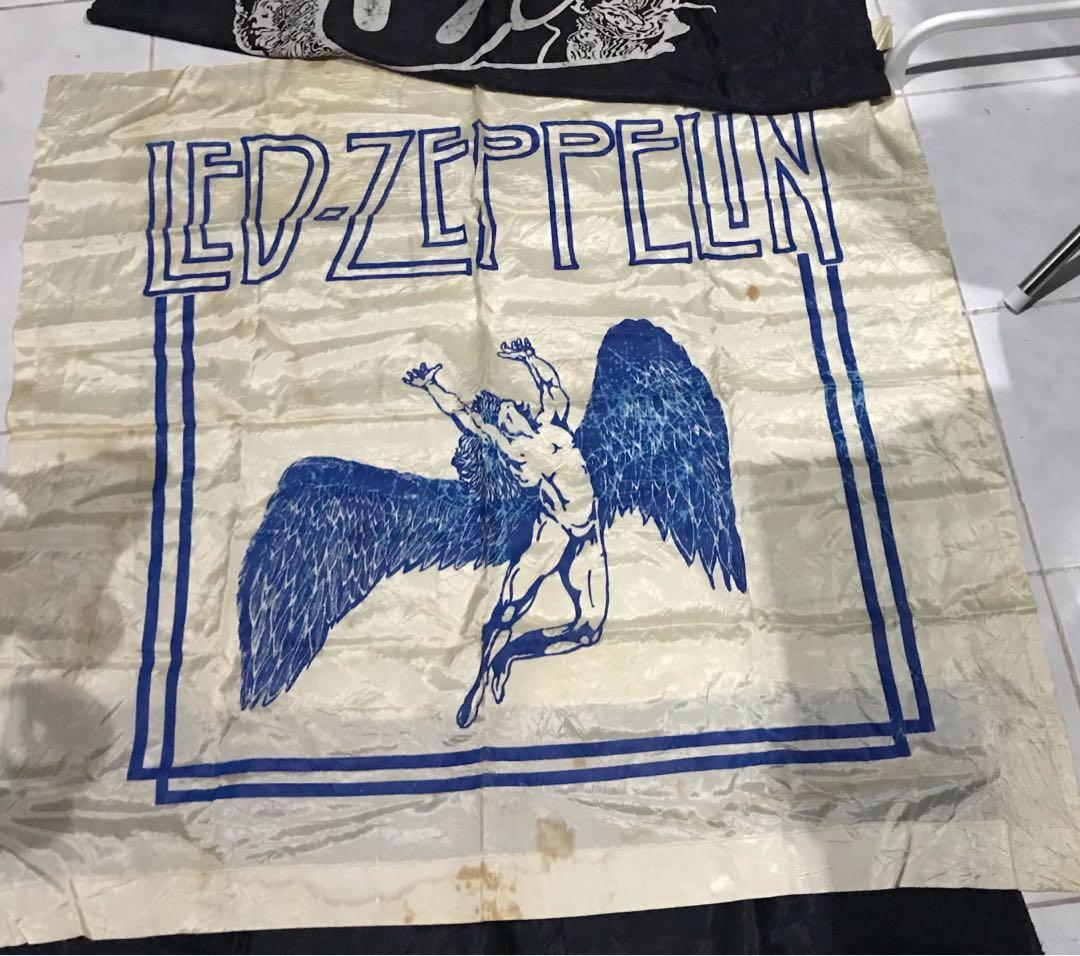 Vintage Led Zeppelin Flag, Everything Else, Others on Carousell