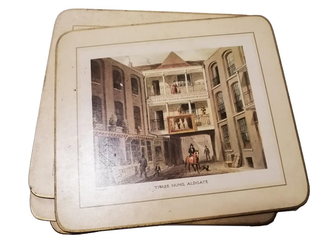 Vintage London Table Placemats (Set of 6), Furniture & Home Living