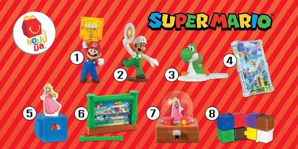 Mcdonalds mario shop toys 2018