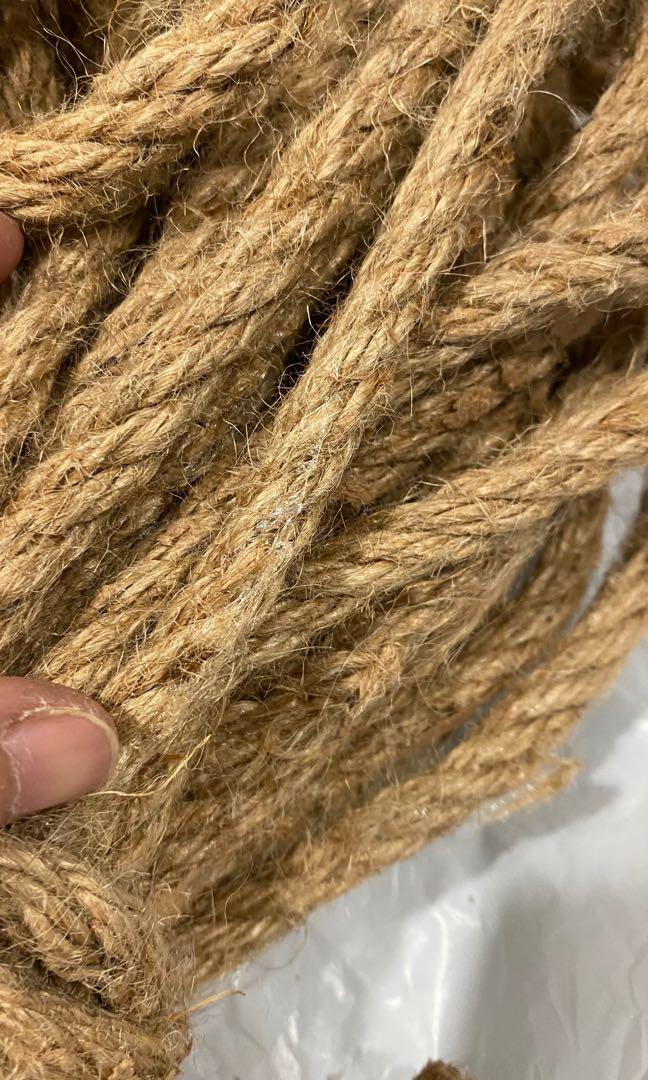 8mmx26m Natural Jute Rope Tali Guni Design Craft Craft Supplies Tools On Carousell