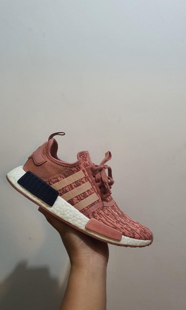 Adidas NMD R1 Pink Womens Size 7.5 US, Women's Fashion, on Carousell