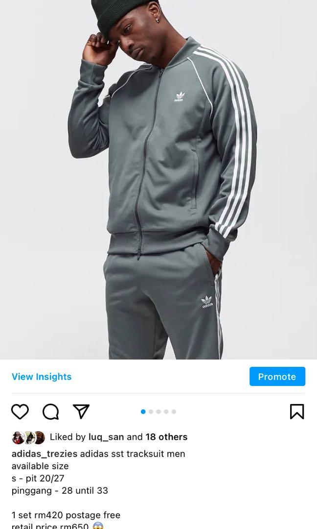 Adidas sst outlet tracksuit mens