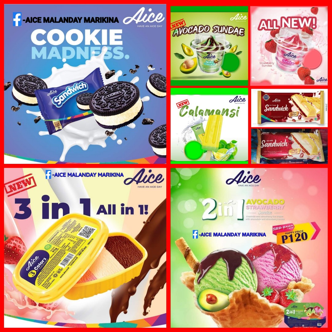 AICE MALANDAY MARIKINA (ICE CREAM), Food & Drinks, Chilled & Frozen Food on Carousell