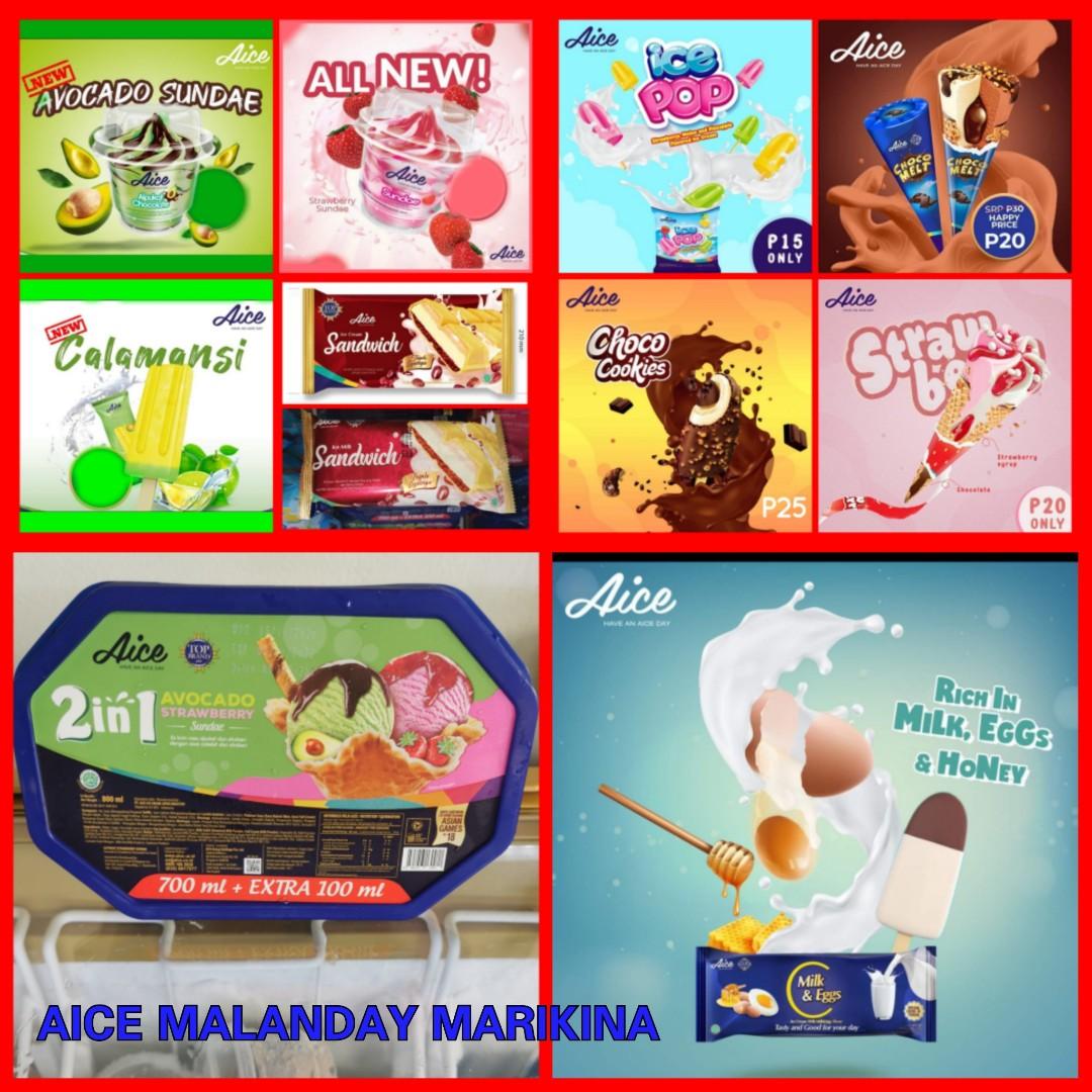 AICE MALANDAY MARIKINA (ICE CREAM), Food & Drinks, Chilled & Frozen Food on Carousell