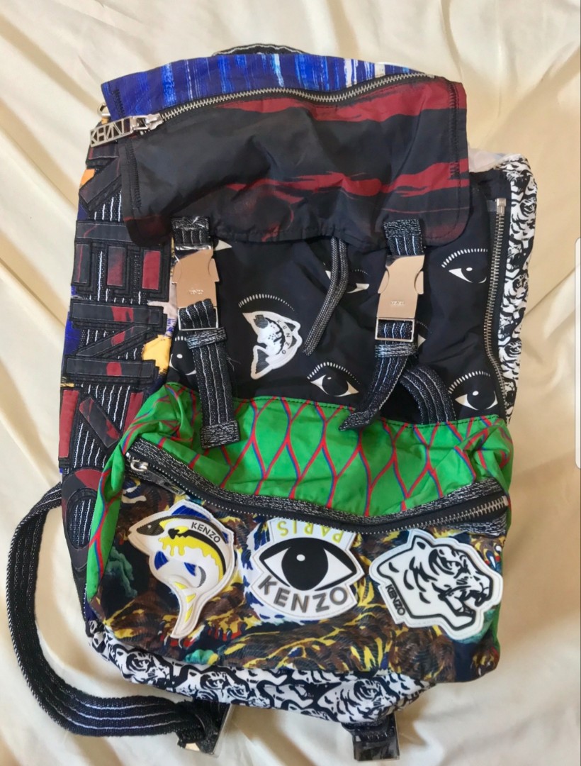 kenzo multi icon backpack