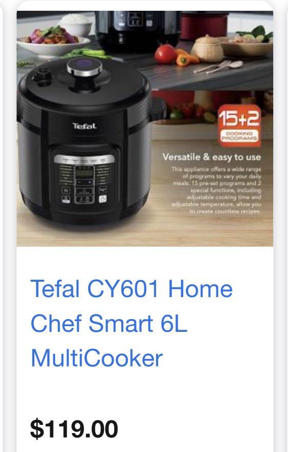 BNIB Tefal Electrical Pressure Cooker CY601D65 TV Home Appliances Kitchen Appliances Cookers on Carousell
