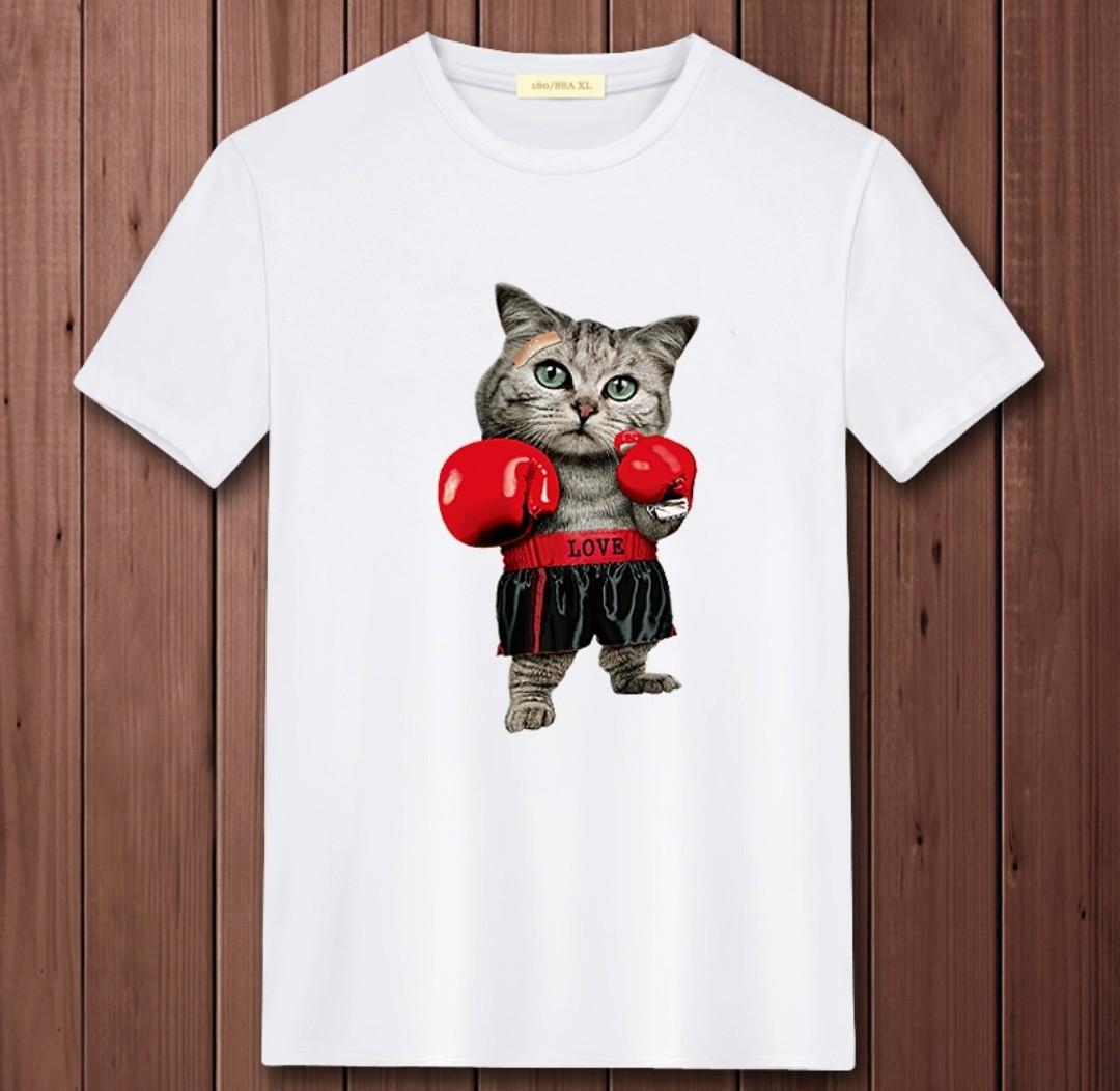 Boxing Cat T Shirt