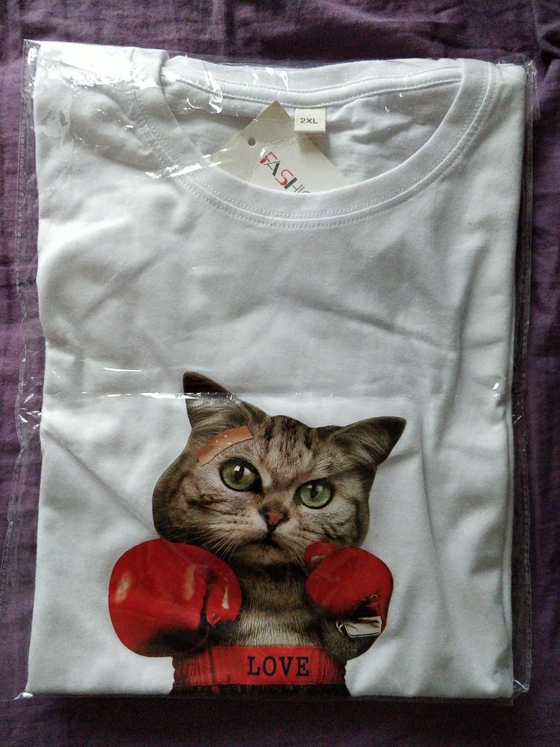 Supreme boxing shop cat shirt