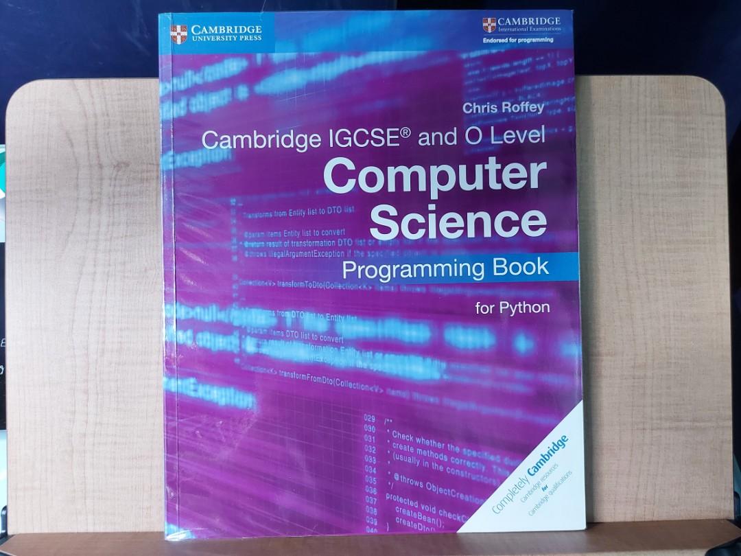 Cambridge IGCSE Computer Science Programming Book for Python, Hobbies ...