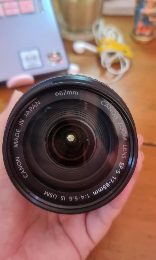 Canon Lens EFS 17-85mm (Category: Cameras) located in Pasig City. Submitted by filmstrips (Listing ID 1099165888, Image 2). Description: Key features: - EF-S-Mount Lens/APS-C Format - 27.2-136mm (35mm Equivalent) - Aperture Range: f/4 to f/32.