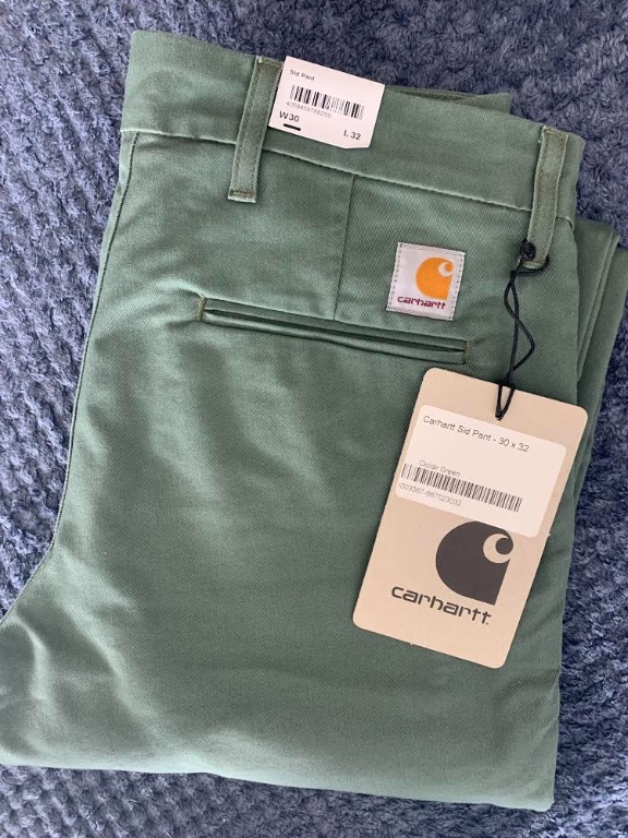 Carhartt WIP Sid Pant 30x32 Dollar Green Men s Fashion Bottoms