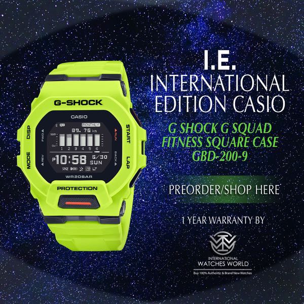 G shock discount g lide green