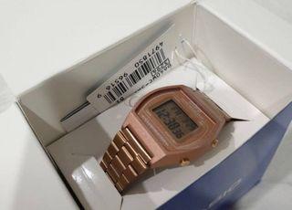 Casio a159 rose gold sales