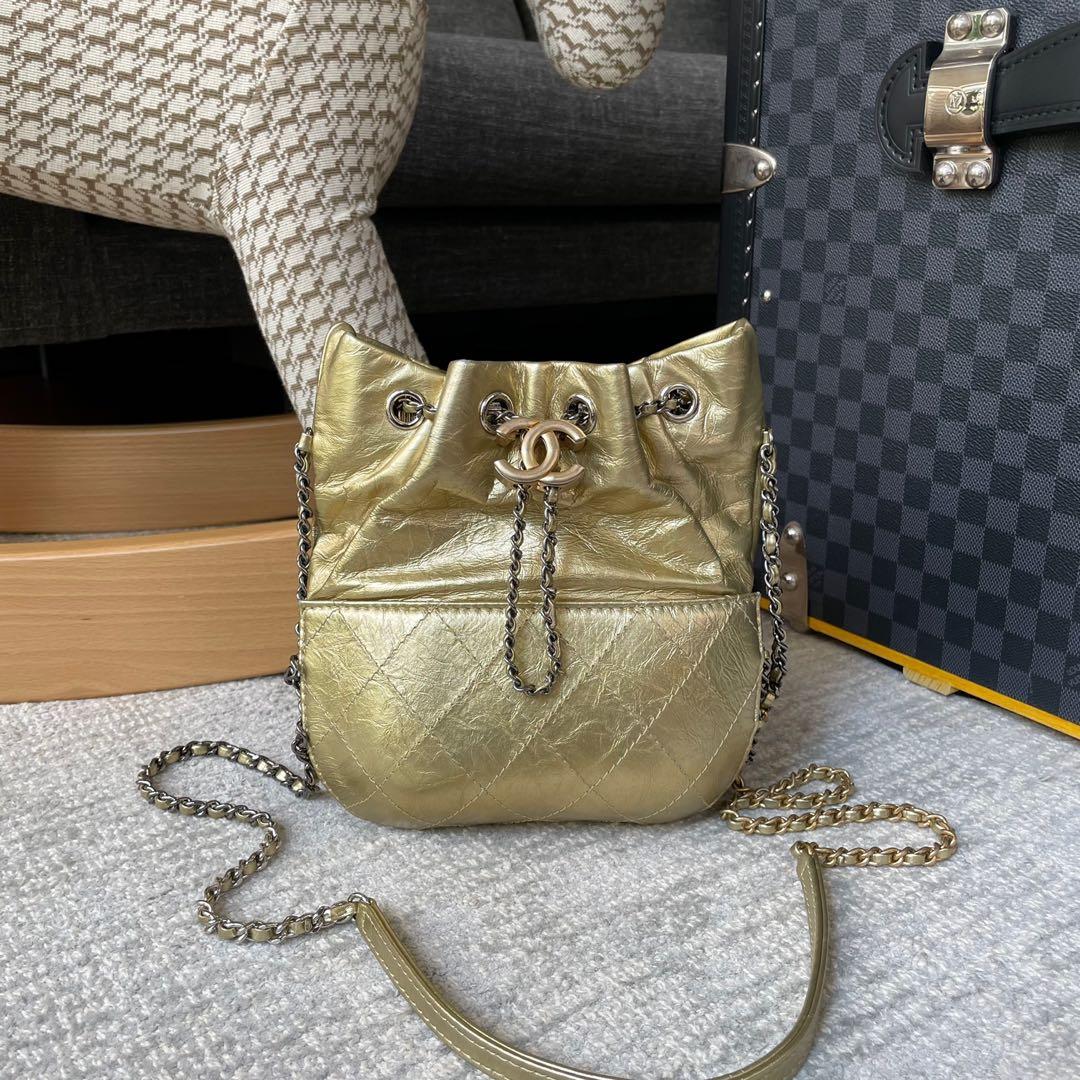 Chanel Preloved Gabrielle Medium Bucket Bag