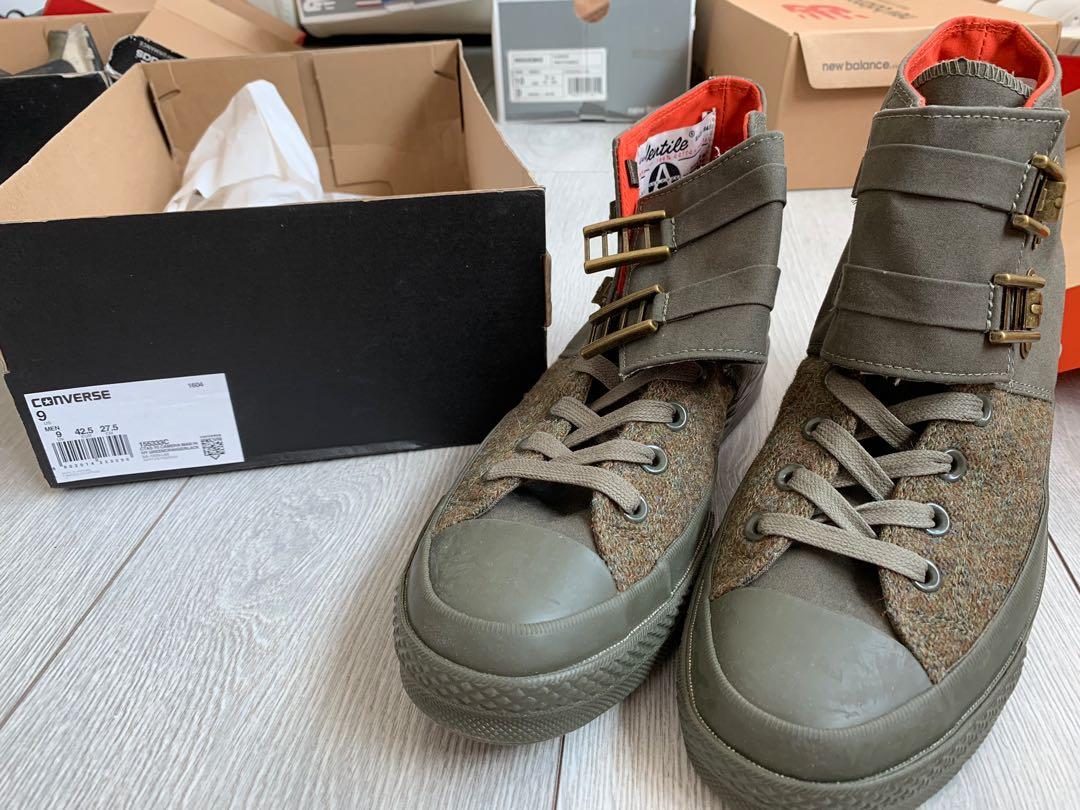 Converse x Nigel Cabourn Harris Tweed 全新軍事機能, 男裝, 鞋, 西裝