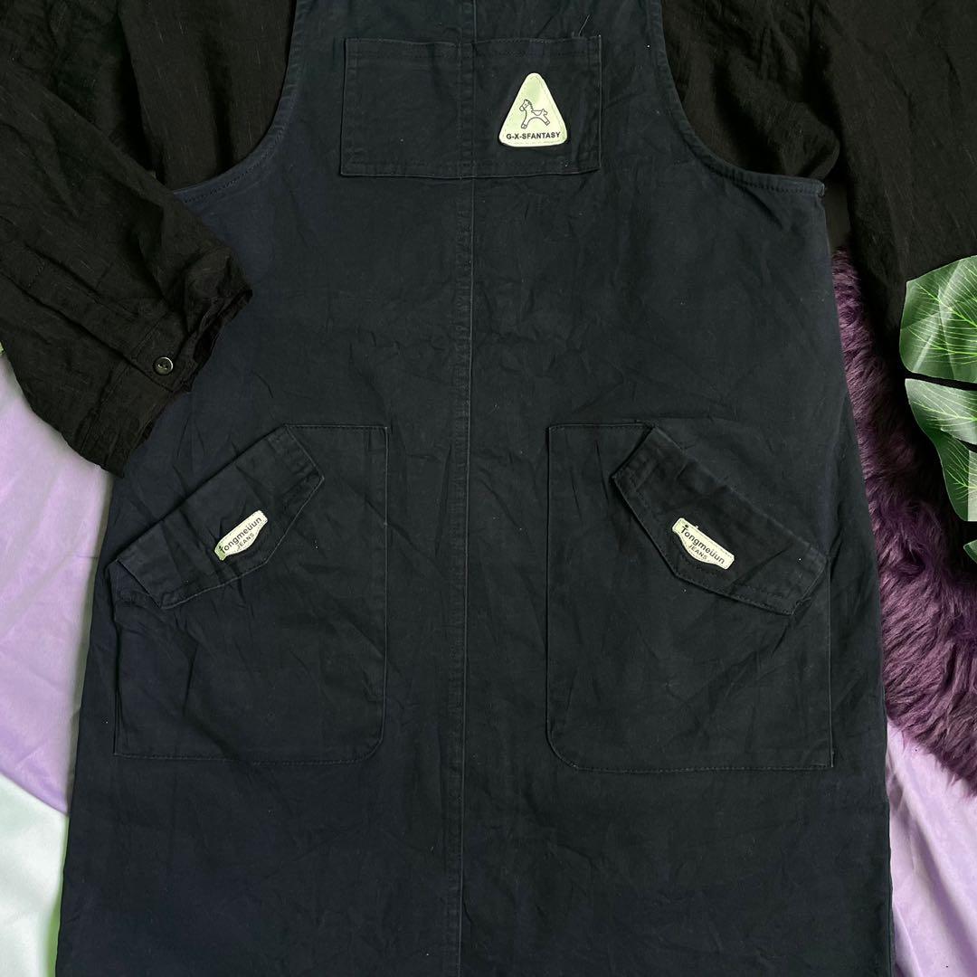 Dark blue Denim Jumperskirt (Category: Jumpsuits) located in Manila. Submitted by julimi_ (Listing ID 1099244661, Image 3). Description: DO NOT ORDER IF YOU’RE NOT SURE; FOR SURE BUYERS ONLY! ⚠️🛍 !!! PROMO ALERT; BUY 4 JUMPERSKIRT TAKE 1 FREE !!! Details: Dark blue Denim Jumperskirt Price: ₱85.00 Size: Small-Medium Length: 31 inches Width (Front): 14.5 inches Other deets: 9/10 QUALITY | Denim | Stretchable 🛒 DM us for more info! Shopee Checkout