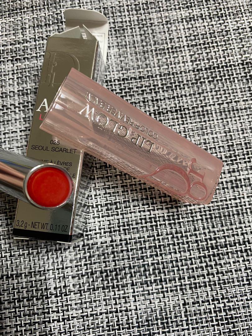 Dior Addict Lip Glow (025 Seoul Scarlet), 美容＆化妝品, 健康及美容 皮膚護理, 化妝品