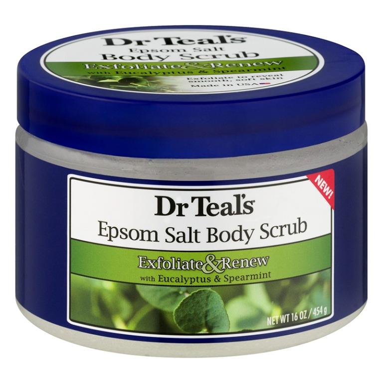 Dr Teal's Exfoliate & Renew Epsom Salt Body Scrub 16 oz with Eucalyptus