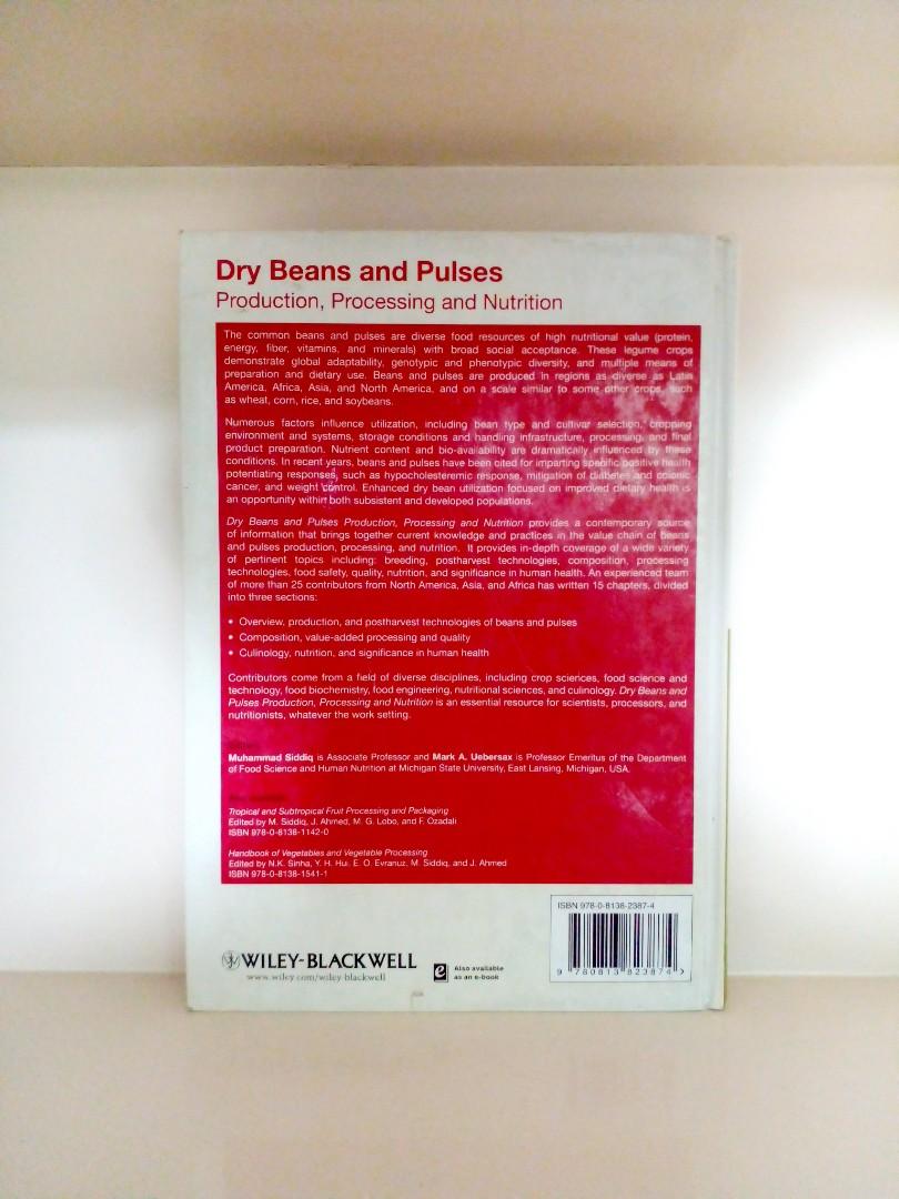 Dry Beans and Pulses Production, Processing, and Nutrition, Hobbies