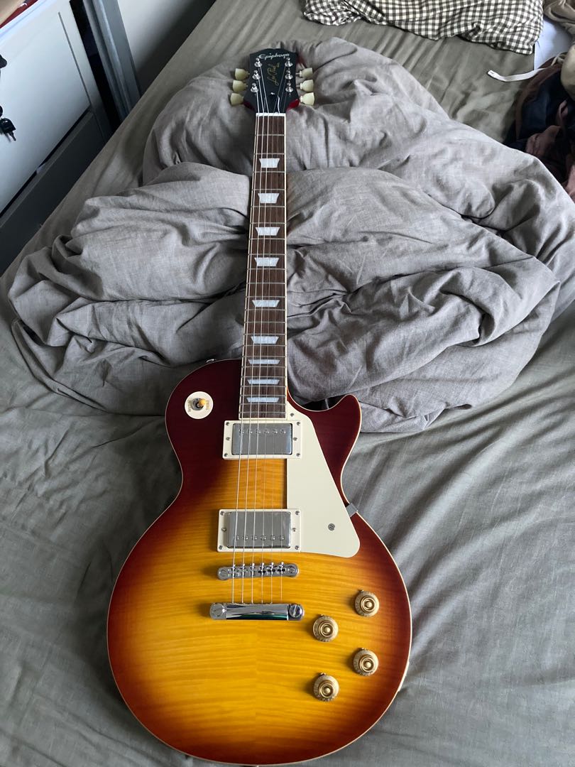 epiphone 1959 les paul reissue r9 lespaul electric guitar, Hobbies ...