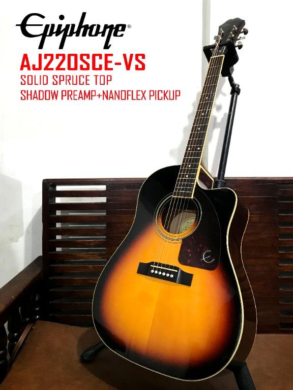 Epiphone aj220ce deals