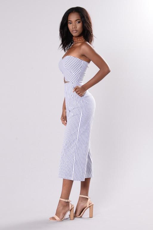 Fashion nova tube top dress cheap
